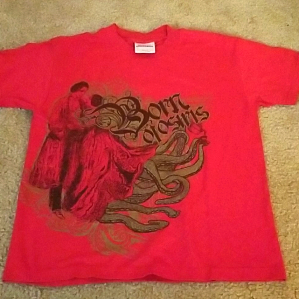 Born Of Osiris Hot Topic Band Shirt Red Small Ym